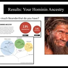 Genetic Anthropologist Miguel Vilar talks during a Zoom video webinar