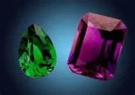 Tsavorite and Tourmaline (NMNH G10525, G10530)::11078135