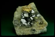 Galena with Calcite (NMNH R19497)::10246425