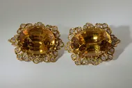 Topaz Earrings (NMNH G8843-00)::10480842
