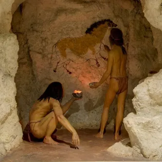 Cave painting