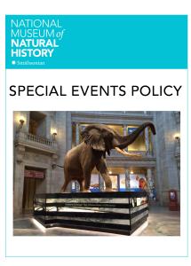 National Museum of Natural History Wordmark, Special Events, photo of Henry the African Elephant in the Rotunda