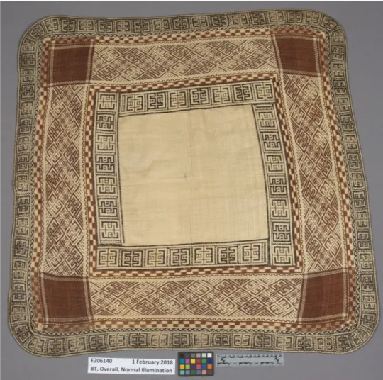 Marshall Islands square straw skirt