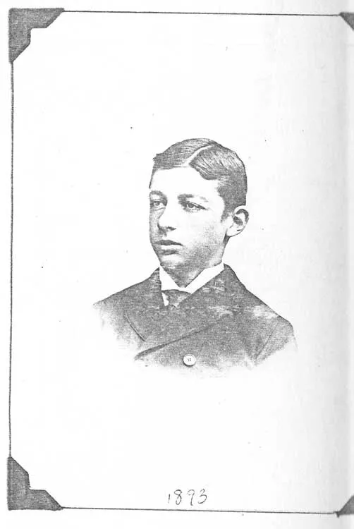 Family photo of Joseph Cushman at 12 years