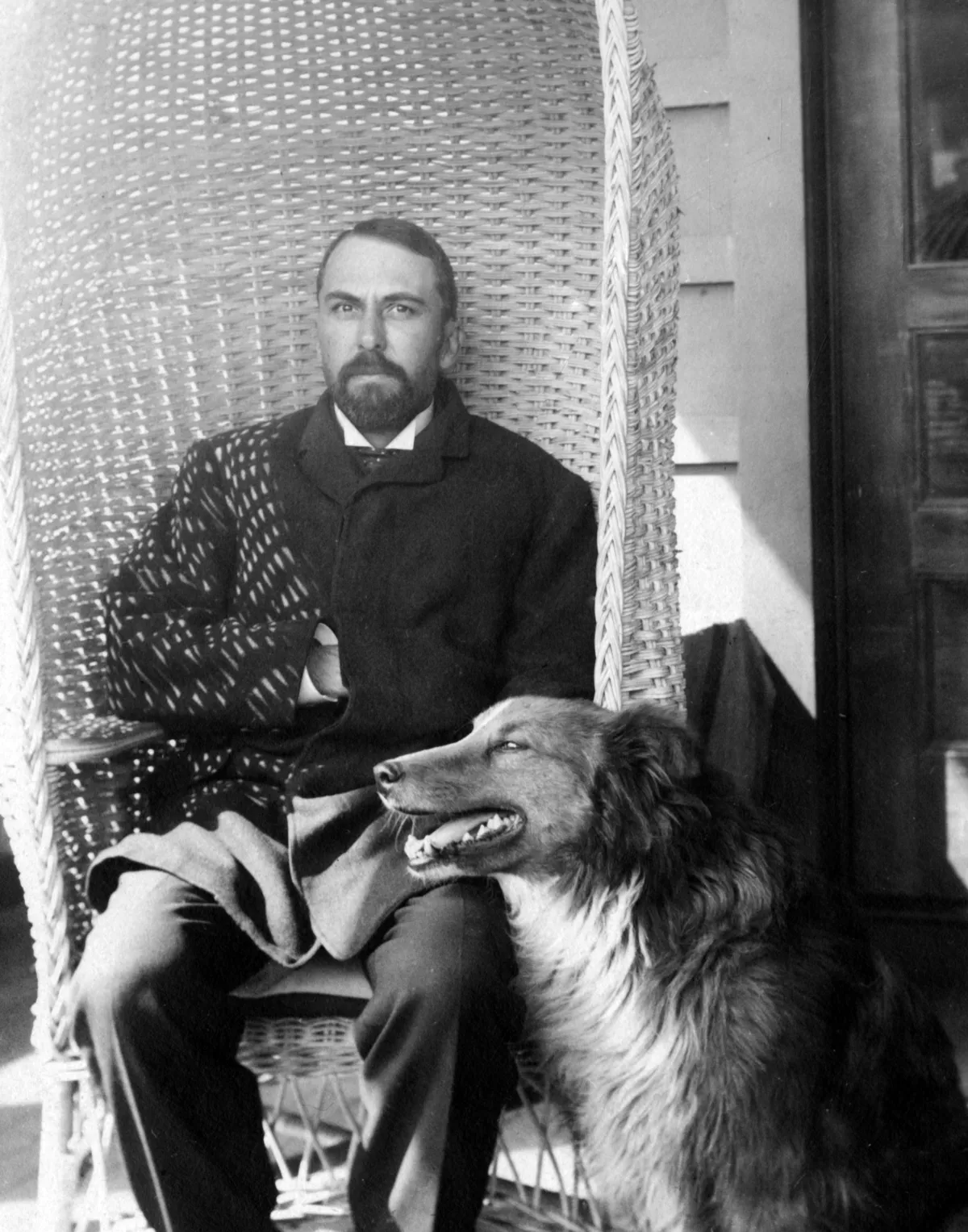 Black and white portrait of Theodore Palmer.