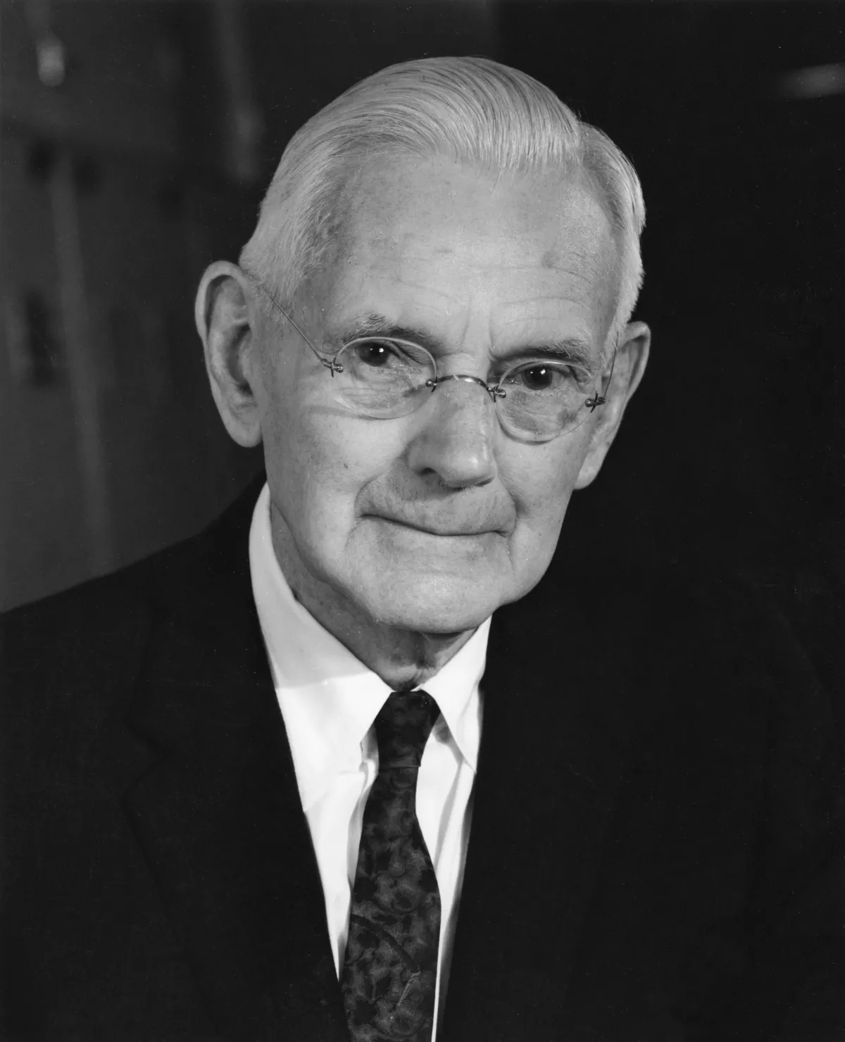 Black and white portrait of Alexander Wetmore.